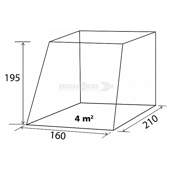 REAR TENT ESCAPE TRAVELER BRUNNER