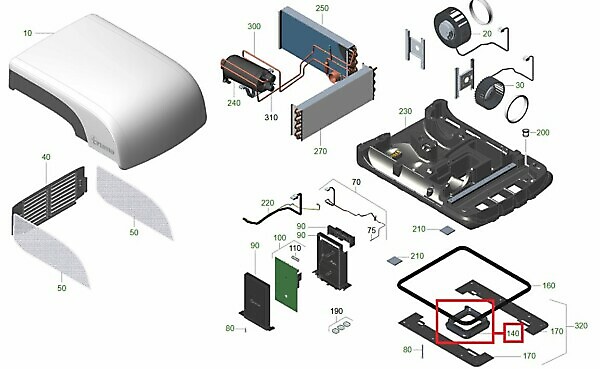 AVENTA ECO/COMFORT INTAKE CHANNEL BLACK - Image 2