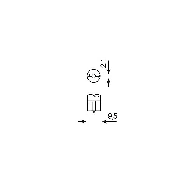 LAMP. 12V.W2.1X9.5D 5W ARAN BL 2PZ - Image 3