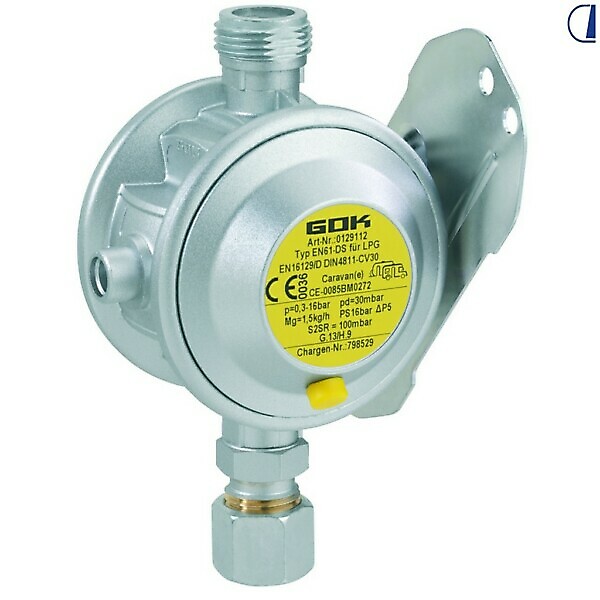 REGULATOR 30MBAR WALL FIXING 10mm PIPE