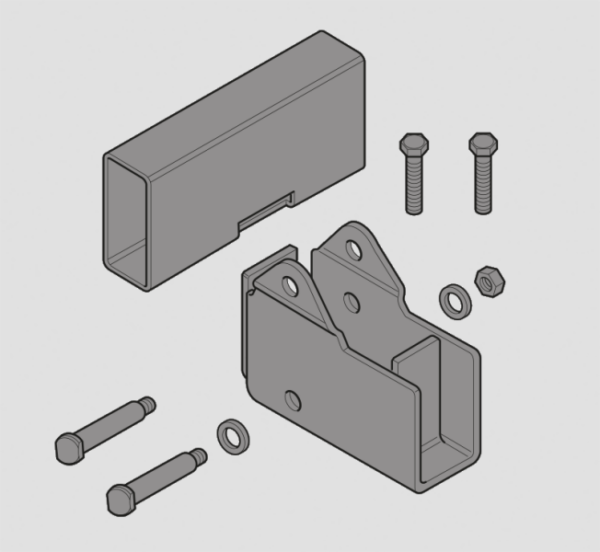 MOVER SPACER SET 60MM - 2PCS