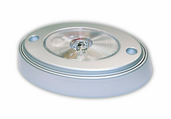 OVAL SPOTLIGHT POWER LED 1 W SILVER