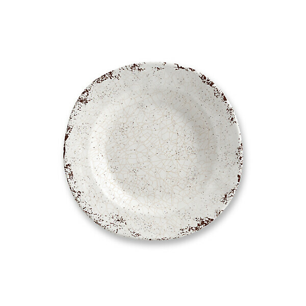 DEEP PLATE 23.2 WHITE CRAQUELE CARTAFFINI