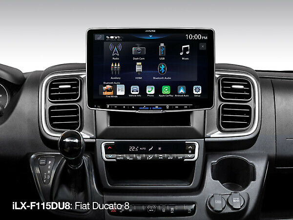 ALPINE ILX-F115DU8 11" MULTIMEDIA SYSTEM FOR DUCATO 8 - Image 2